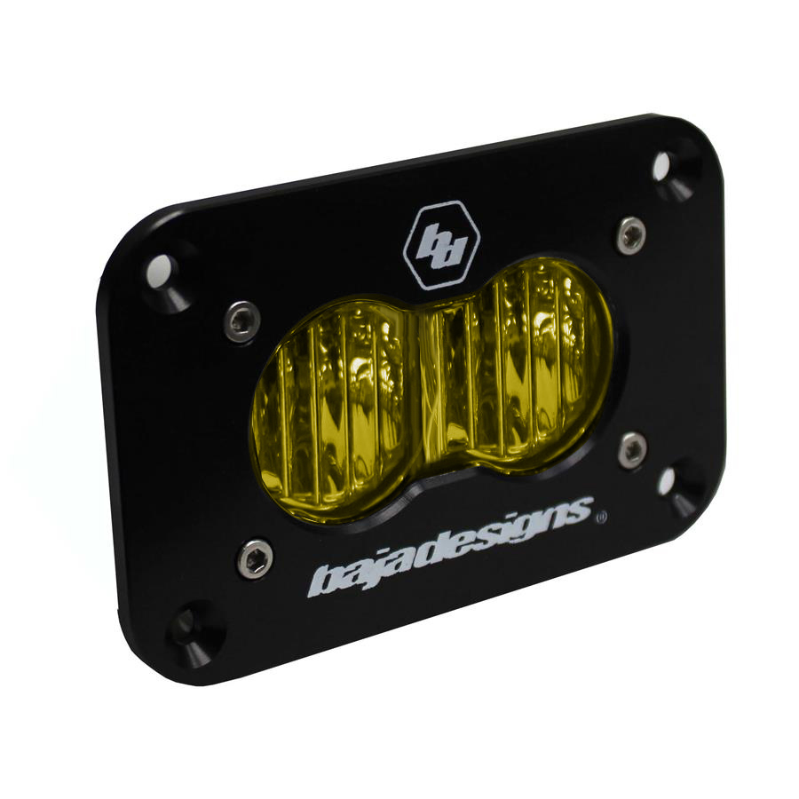 Baja Designs - S2 SPORT LED LIGHT AMBER WIDE CORNERING FLUSH