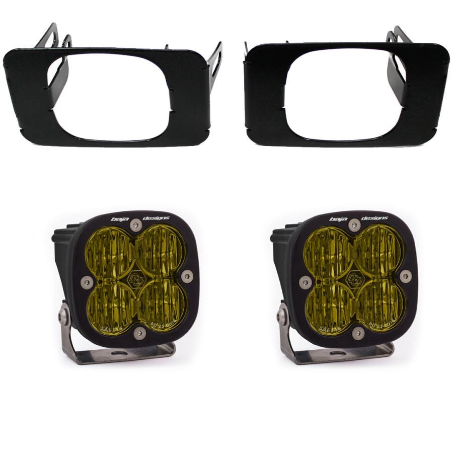 Baja Designs - Baja Designs Super Duty Fog Lights SAE Amber FPK 17-18 F-150 - 447718