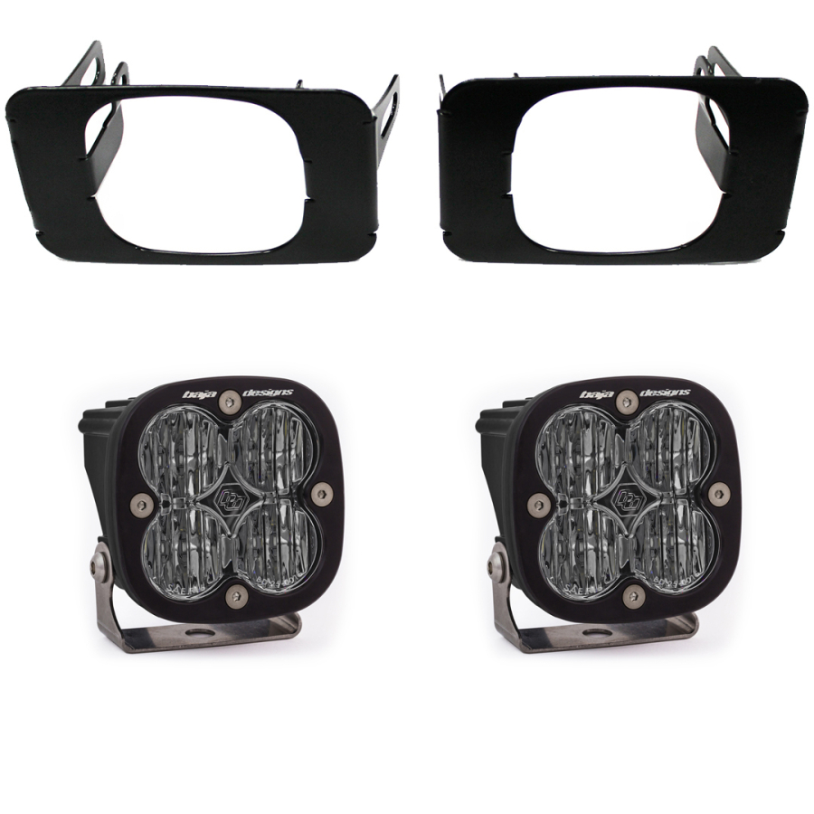 Baja Designs - Baja Designs Super Duty Fog Lights SAE Fog Pocket Kit 17-18 Super Duty 15-18 F-150 - 447618