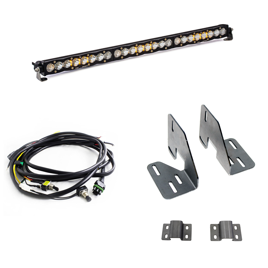 Baja Designs - Baja Designs GMC 2500/3500 HD 30 Inch S8 Light Bar Kit 18-19 - 447632