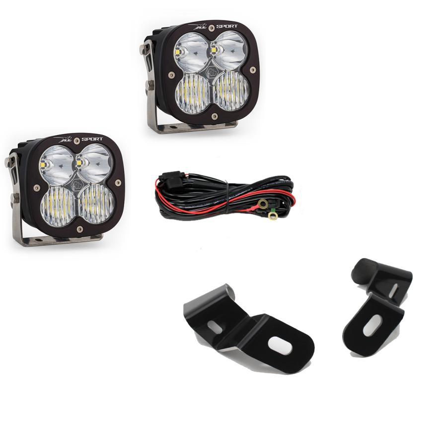 Baja Designs - Baja Designs Dodge Ram LED Light Pods For Ram 2500/3500 19-On A-Pillar Kits XL Sport Driving Combo - 448036