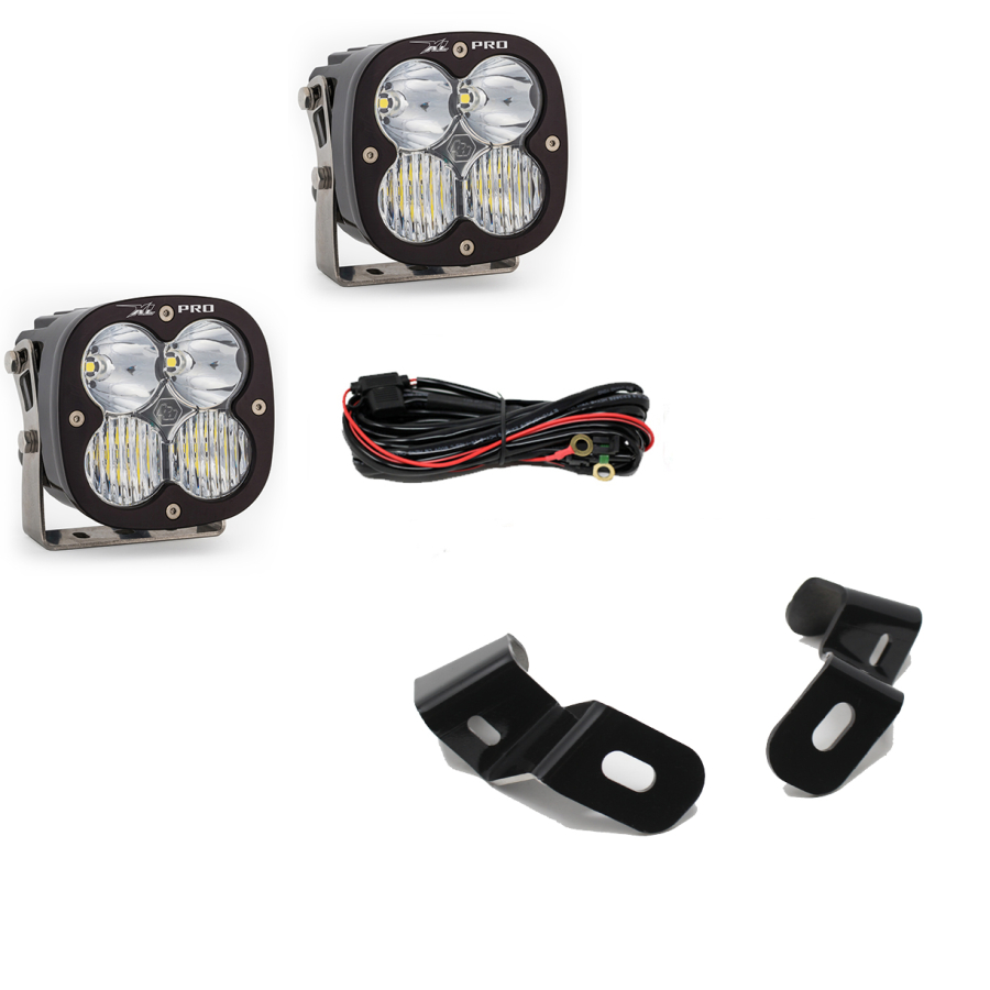 Baja Designs - Baja Designs Dodge Ram LED Light Pods For Ram 2500/3500 19-On A-Pillar Kits XL Pro Driving Combo - 448037