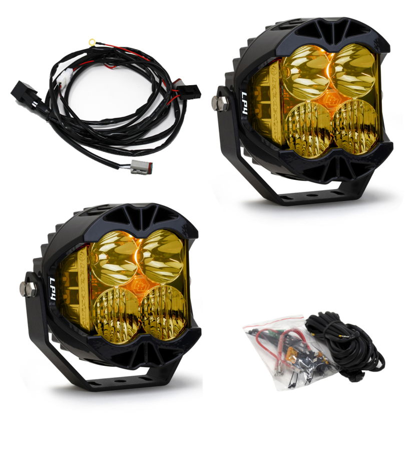 Baja Designs - LP4 PRO LED LIGHT AMBER DRIVING/COMBO PAIR