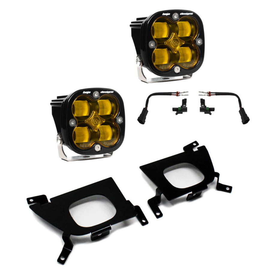 Baja Designs - Baja Designs Silverado Fog Pocket for 19-Up Silverado 1500/2500/2500 HD FPK SAE Amber  - 447529