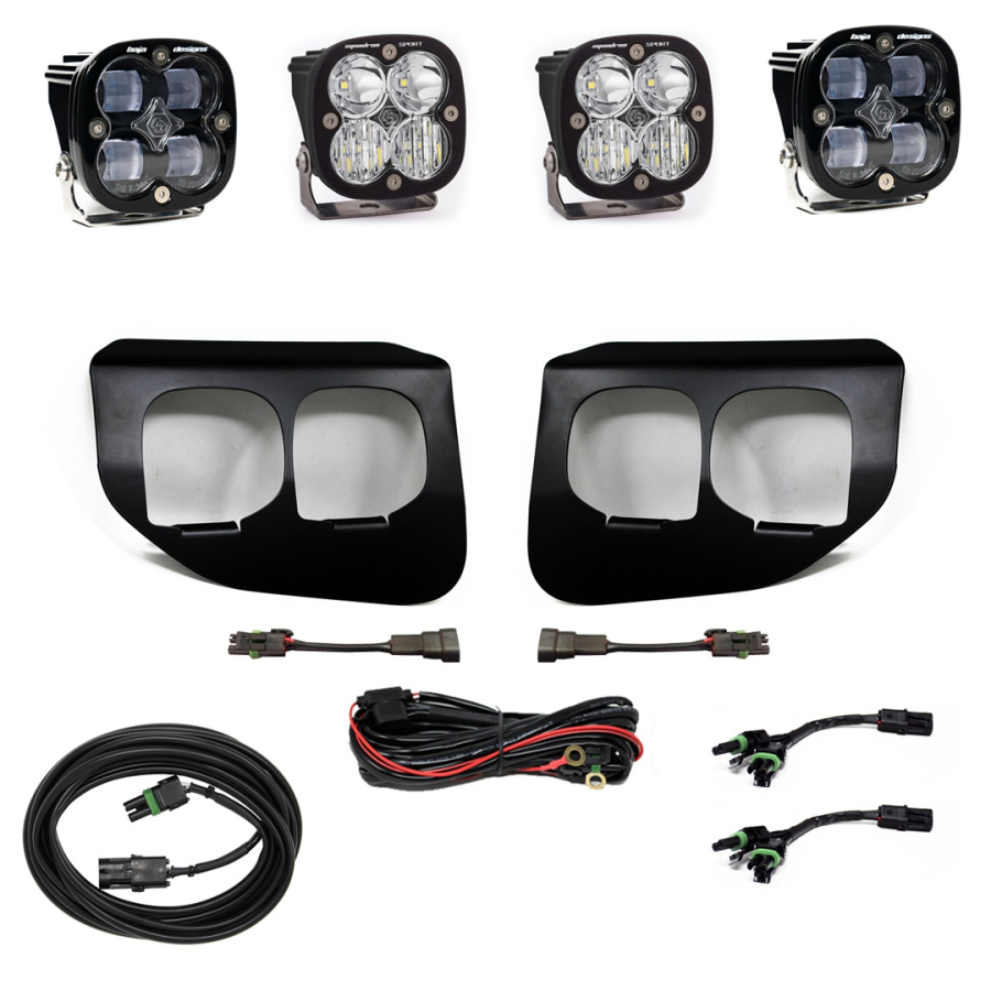 Baja Designs - Baja Designs Ford Super Duty (20-22) Fog Lights Dual FPK SAE/Sport DC - 447738