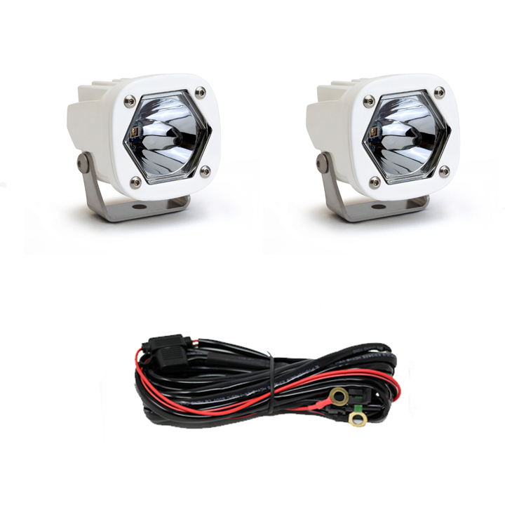 Baja Designs - S1 LASER LED LIGHT SPOT PAIR WHITE