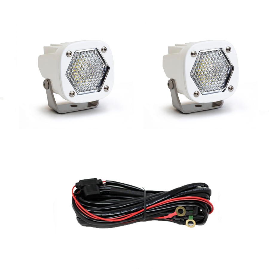 Baja Designs - S1 LED LIGHT WORK/SCENE PAIR WHITE