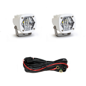 Baja Designs - S1 LED LIGHT WIDE CORNERING PAIR WHITE