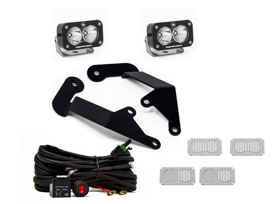 Baja Designs - 21+ Ford Bronco Sport A-Pillar Kit S2 Pro Spot