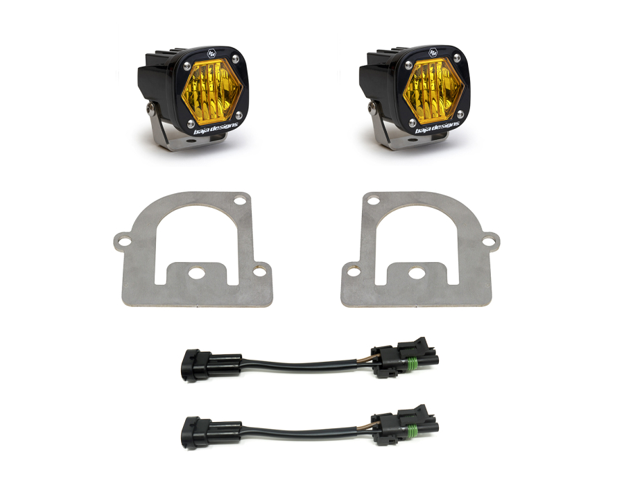 Baja Designs - Baja Designs Ford Bronco Sport S1 Fog Light Kit Amber W/C - 447683