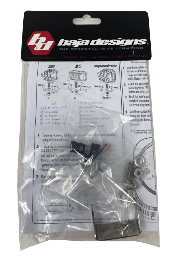 Baja Designs - S1 Series Parts Bag - Universal