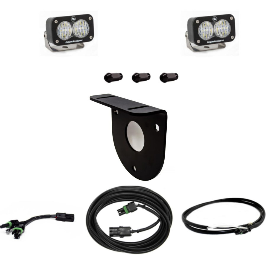 Baja Designs - Baja Designs Bronco Dual S2 Sport W/C Reverse Kit w/Upfitter 21-Up Ford Bronco - 447767UP