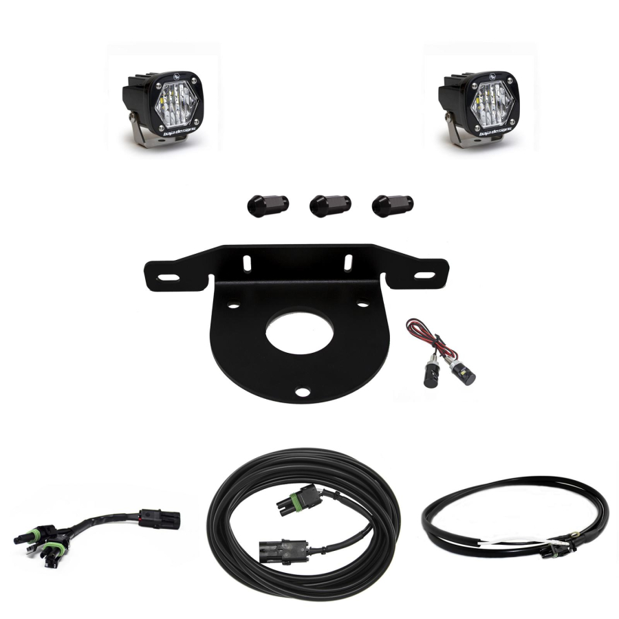 Baja Designs - Baja Designs Bronco Dual S1 W/C Reverse Kit w/Upfitter 21-Up Ford Bronco - 447766UP