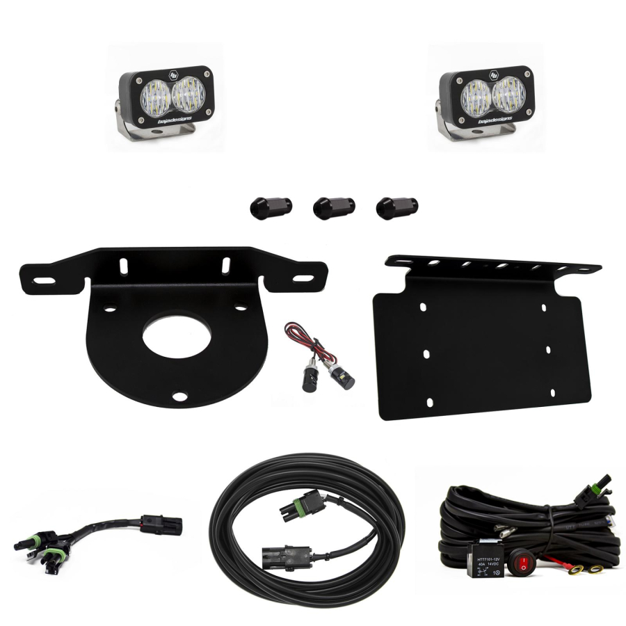 Baja Designs - 21+ FORD BRONCO Dual S2 Sport Reverse Kit w/Lic Plate