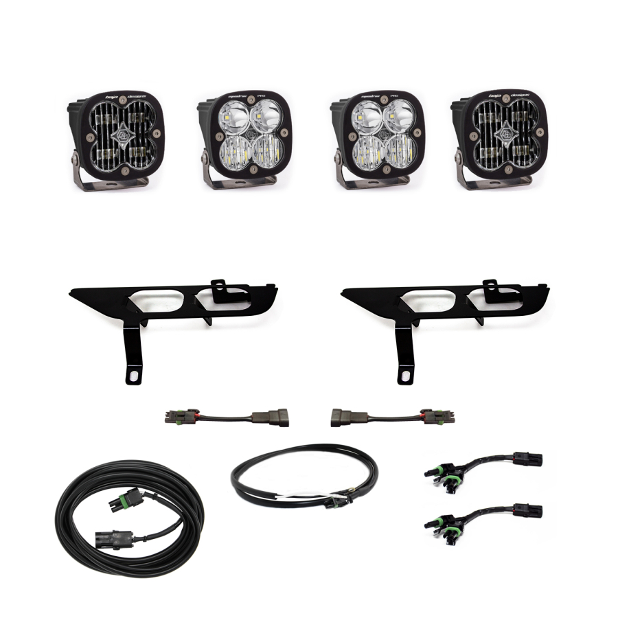 Baja Designs - Baja Designs Ford, F150, (21-On), FPK, SAE Clear/Pro DC, Up w/o DRL - 447699UP