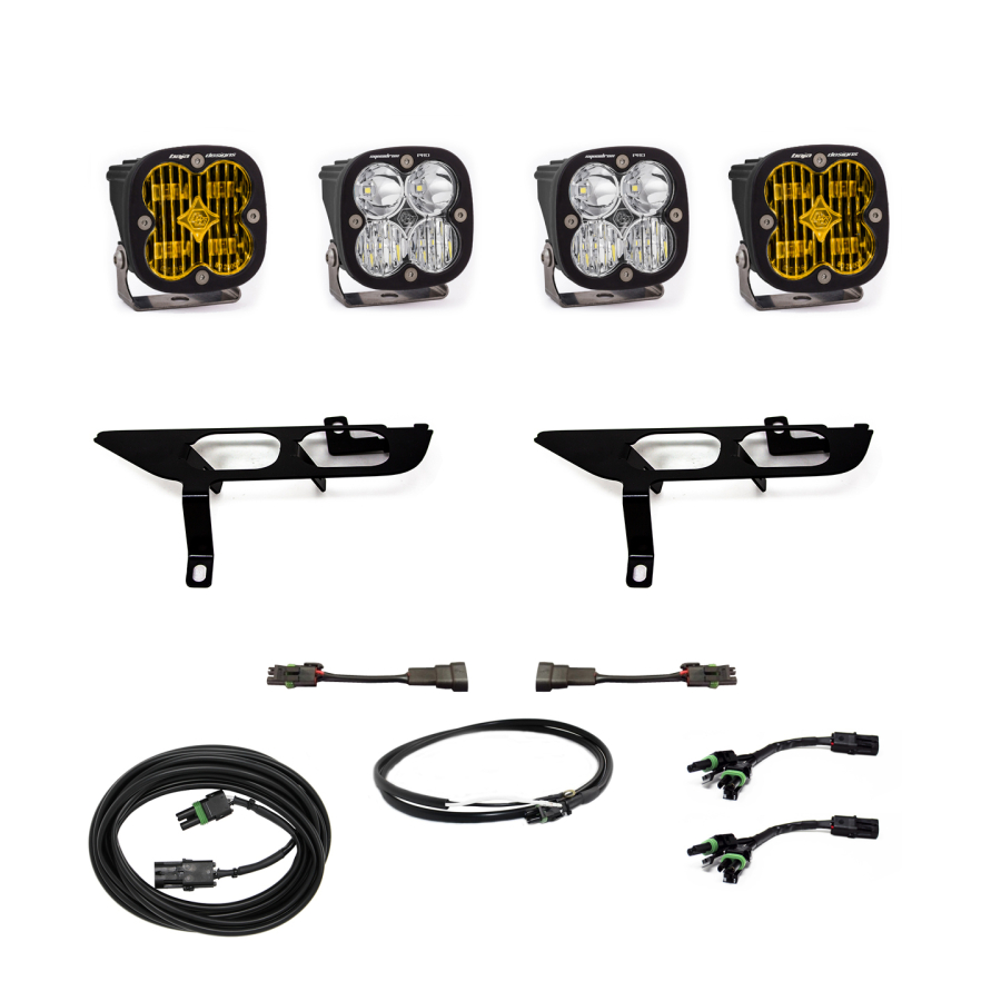 Baja Designs - Baja Designs Ford, F150, (21-On), FPK, SAE Amber/Pro DC, Up w/o DRL - 447700UP