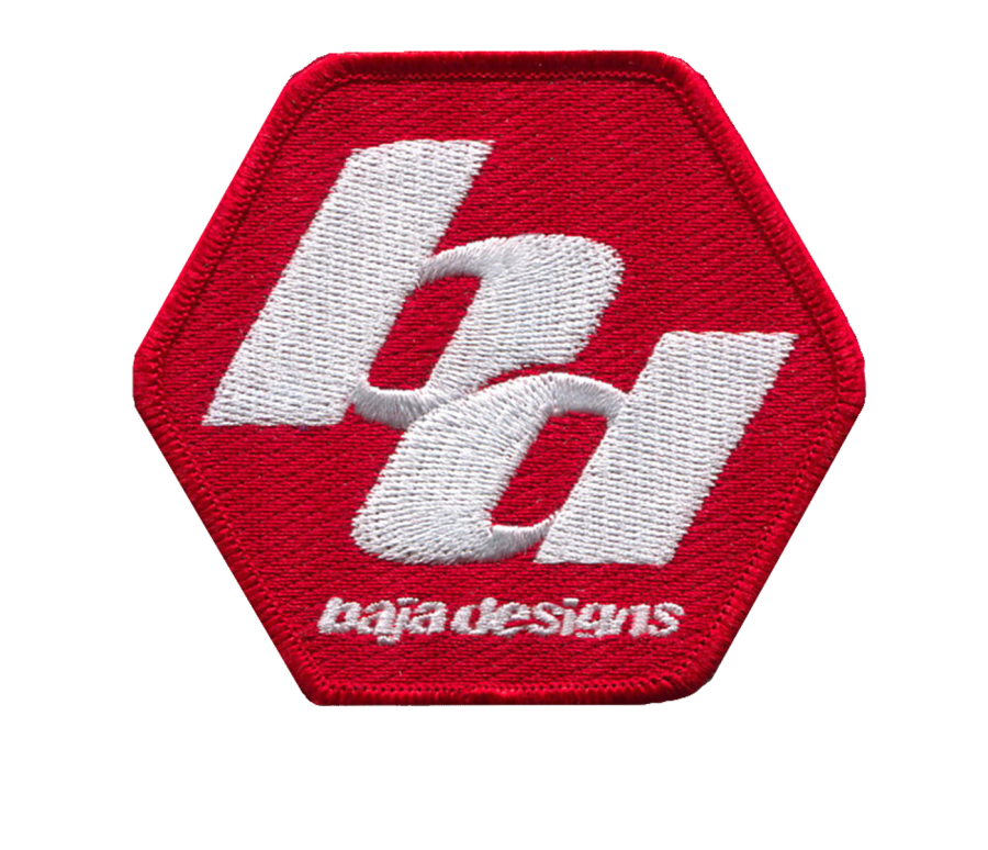 Baja Designs - BD Patch 3x3 Inch Red/White