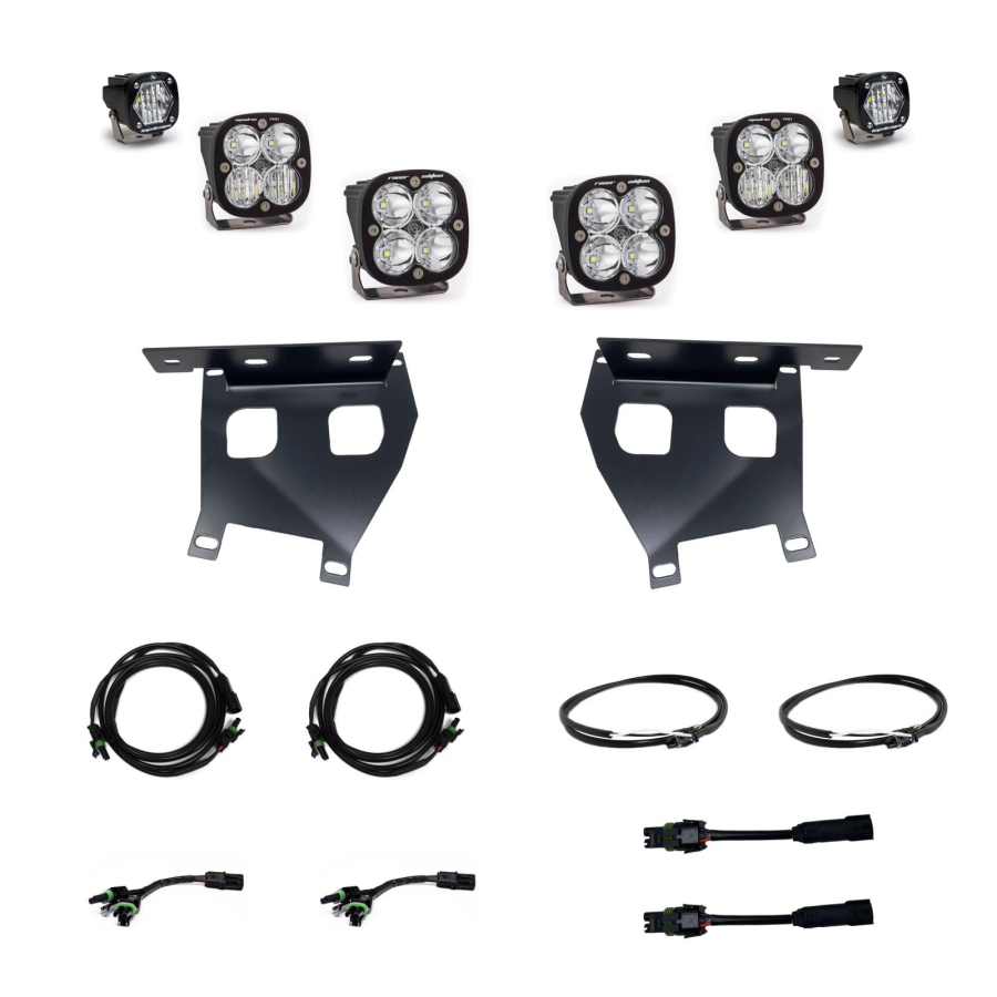 Baja Designs - 21+ Ford F-150 Raptor Fog Pocket Kit Unlimited