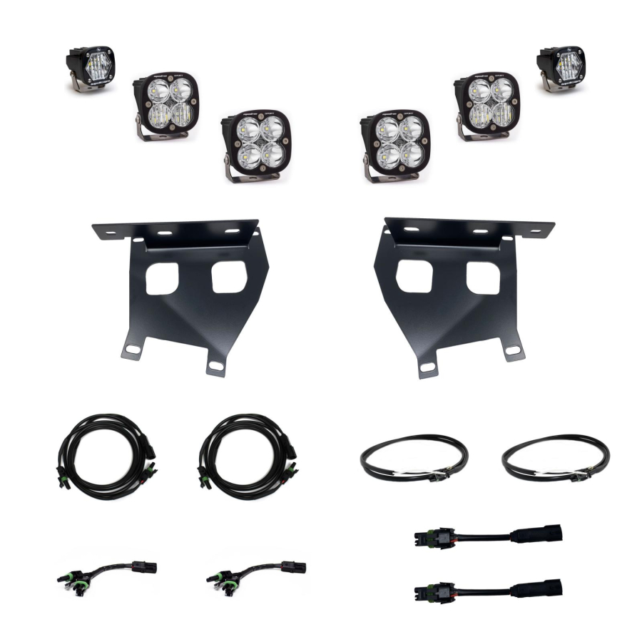 Baja Designs - 21+ Ford F-150 Raptor Fog Pocket Kit Sport