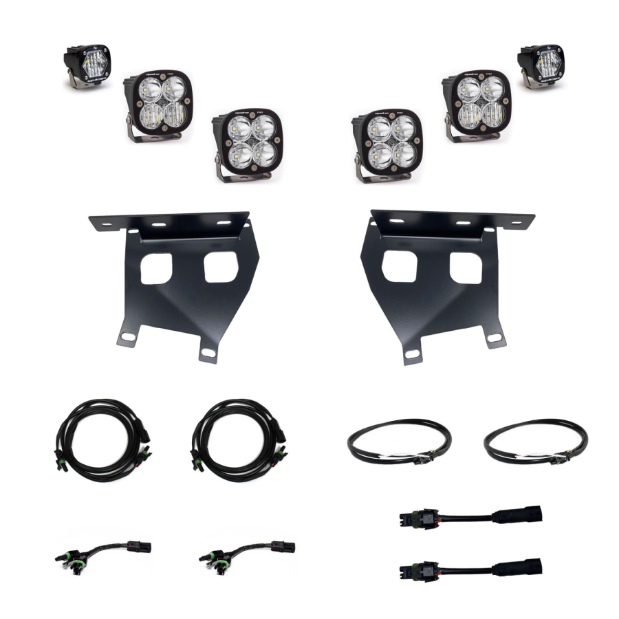 Baja Designs - 21+ Ford F-150 Raptor Fog Pocket Kit Pro