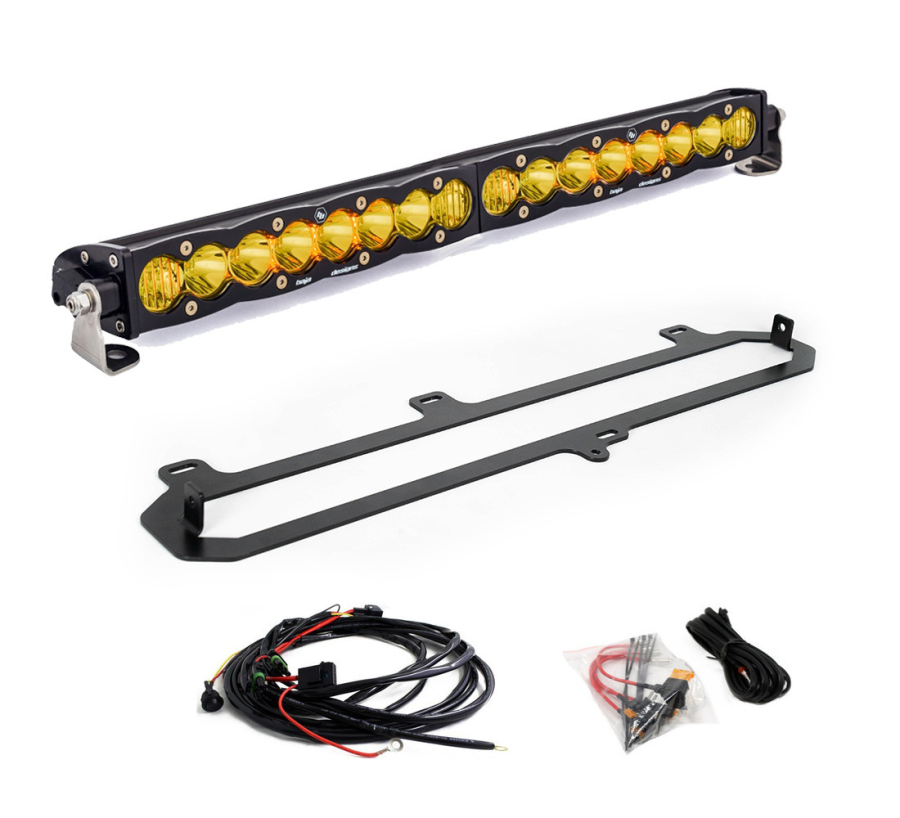 Baja Designs - 22+ Toyota Tundra Grille Mount Kit 30 Inch S8 Amber Driving/Combo