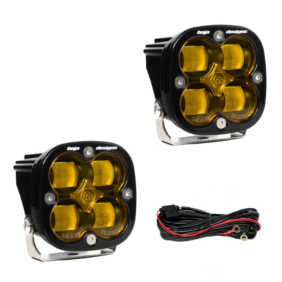 Baja Designs - Squadron SAE LED Light Amber Spot