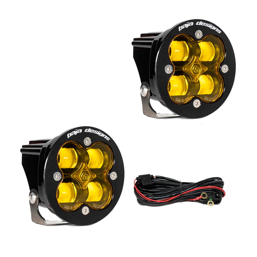 Baja Designs - Squadron-R SAE LED Light Amber Spot