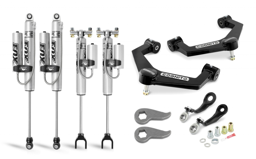 Cognito Motorsports Truck - Cognito Motorsports Truck 3-Inch Premier Leveling Kit with Fox PSRR 2.0 Shocks for 20-22 Silverado/Sierra 2500/3500 2WD/4WD - 110-P0929