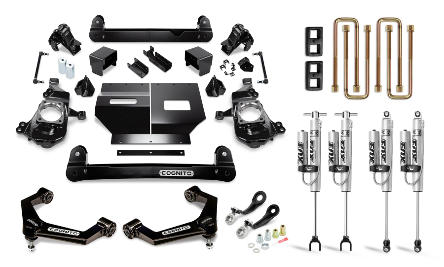 Cognito Motorsports Truck - Cognito Motorsports Truck 4-Inch Performance Lift Kit with Fox PS 2.0 IFP Shocks for 20-22 Silverado/Sierra 2500/3500 2WD/4WD - 110-P0896