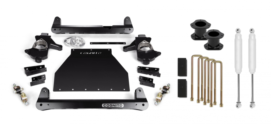 Cognito Motorsports Truck - Cognito Motorsports Truck 4-Inch Standard Lift Kit for 14-18 Silverado/Sierra 1500 2WD/4WD With OE Stamped Steel/Aluminum Arms - 110-P0782