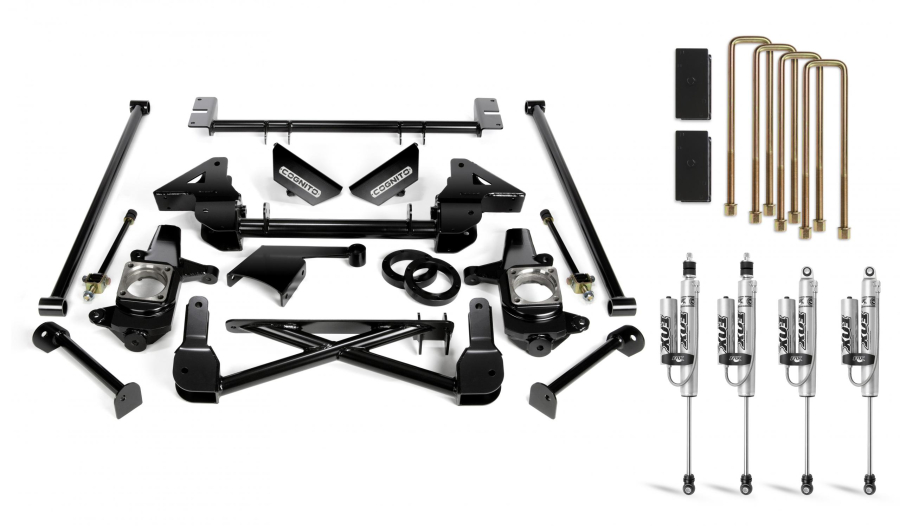 Cognito Motorsports Truck - Cognito Motorsports Truck 7-Inch Standard Lift Kit With Fox PSRR 2.0 Shocks for 01-10 Silverado/Sierra 2500/3500 2WD/4WD Non-StabiliTrak - 110-P0786