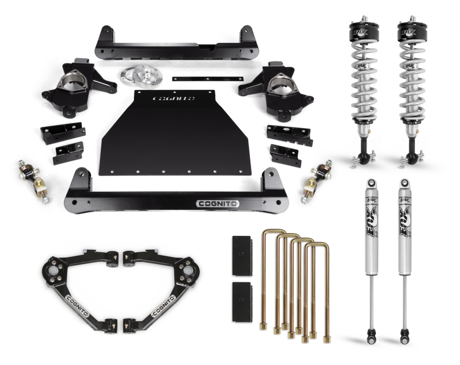 Cognito Motorsports Truck - Cognito Motorsports Truck 4-Inch Performance Lift Kit With Fox PS IFP 2.0 Shocks for 14-18 Silverado/Sierra 1500 2WD/4WD With OEM Stamped Steel/Cast Aluminum Control Arms - 210-P0963