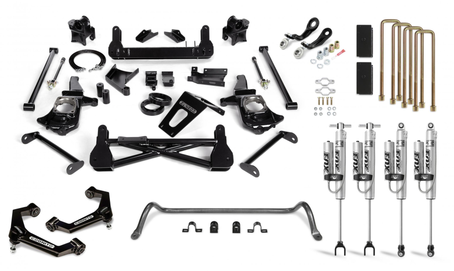 Cognito Motorsports Truck - Cognito Motorsports Truck 7-Inch Performance Lift Kit with Fox PSRR 2.0 Shocks for 11-19 Silverado/Sierra 2500/3500 2WD/4WD - 110-P0980