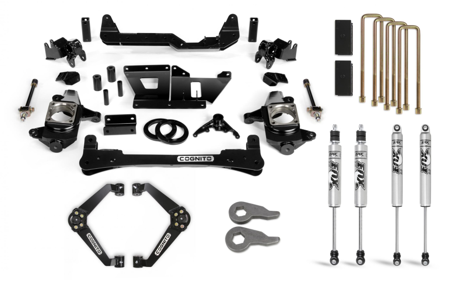 Cognito Motorsports Truck - Cognito Motorsports Truck 6-Inch Standard Lift Kit with Fox PS 2.0 IFP Shocks for 01-10 Silverado/Sierra 2500/3500 2WD/4WD - 110-P0970