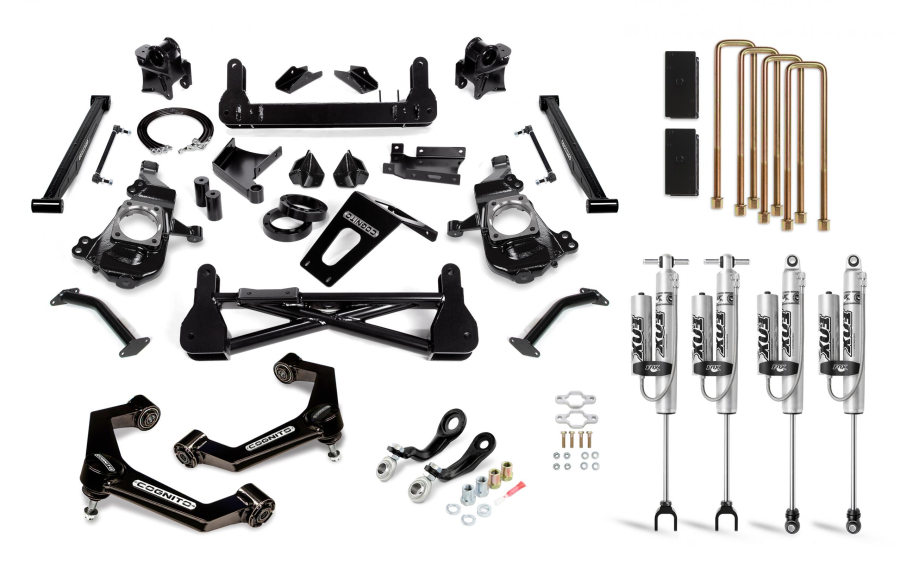 Cognito Motorsports Truck - Cognito Motorsports Truck 7-Inch Performance Lift Kit with Fox PSRR 2.0 Shocks For 20-22 Silverado/Sierra 2500/3500 2WD/4WD - 110-P1033