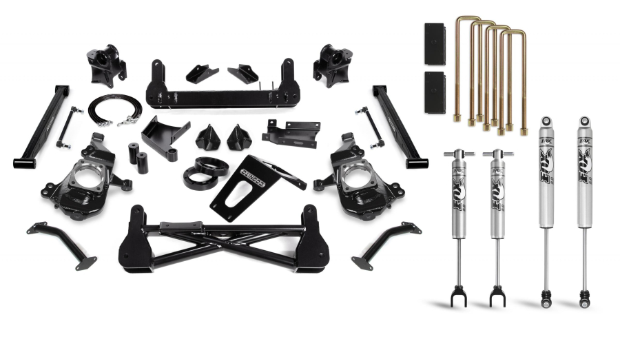 Cognito Motorsports Truck - Cognito Motorsports Truck 7-Inch Standard Lift Kit with Fox PSMT 2.0 Shocks For 20-22 Silverado/Sierra 2500/3500 2WD/4WD - 110-P1032