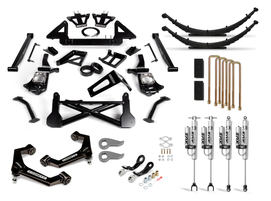 Cognito Motorsports Truck - Cognito Motorsports Truck 12-Inch Performance Lift Kit with Fox 2.0 PSRR Shocks For 20-22 Silverado/Sierra 2500/3500 2WD/4WD - 210-P1035