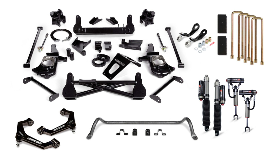 Cognito Motorsports Truck - Cognito Motorsports Truck 7-Inch Premier Lift Kit with Elka 2.5 Shocks for 11-19 Silverado/Sierra 2500/3500 2WD/4WD - 210-P1174