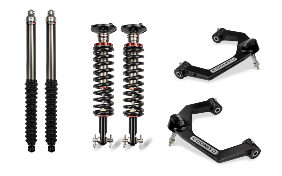 Cognito Motorsports Truck - Cognito Motorsports Truck 2.5-inch Performance Leveling Kit with Elka 2.0 IFP shocks for 15-23Ford F-150 4WD - 220-P1181