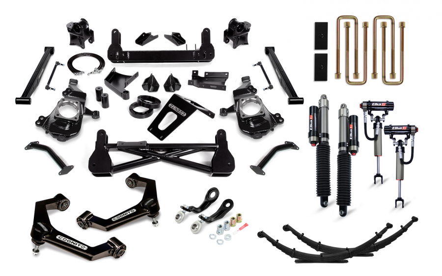 Cognito Motorsports Truck - Cognito Motorsports Truck 7-Inch Elite Lift Kit with Elka 2.5 Reservoir Shocks For 20-22 Silverado/Sierra 2500/3500 2WD/4WD - 210-P1184