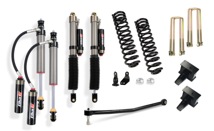 Cognito Motorsports Truck - Cognito Motorsports Truck 3-Inch Elite Lift Kit with Elka 2.5 Remote Reservoir Shocks for 20-23 Ford F-250/F-350 4WD - 220-P1134