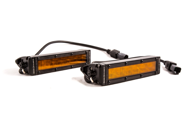 Diode Dynamics - Stage 6 Inch LED Light Bar Amber Wide