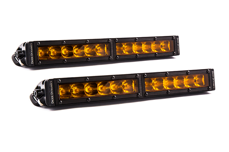 Diode Dynamics - Stage 12 Inch LED Light Bar Amber Driving