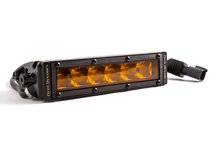 Diode Dynamics - Stage 6 Inch LED Light Bar Amber Driving