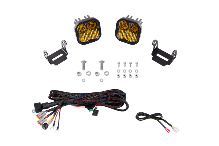 Diode Dynamics - Diode Dynamics SS3 LED Ditch Light Kit for 2021 Ford Bronco, Pro Yellow Combo - DD7187