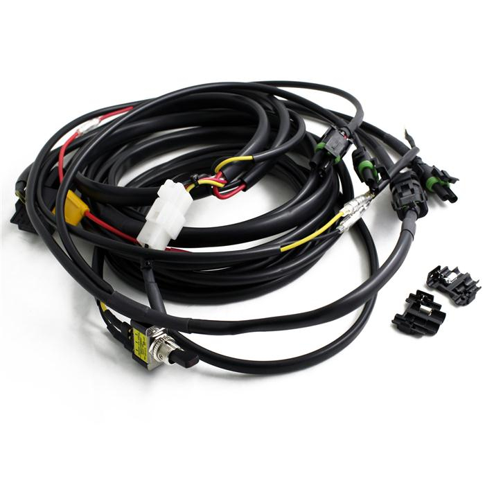 Baja Designs - Baja Designs Squadron/S2 Wire Harness 3 Light Max 325 Watts - 613600