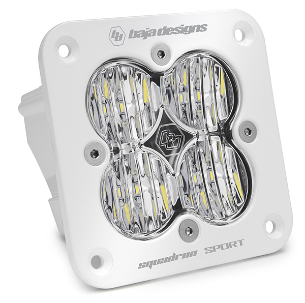 Baja Designs - SQUADRON SPORT LED LIGHT WIDE CORNERING FLUSH WHITE