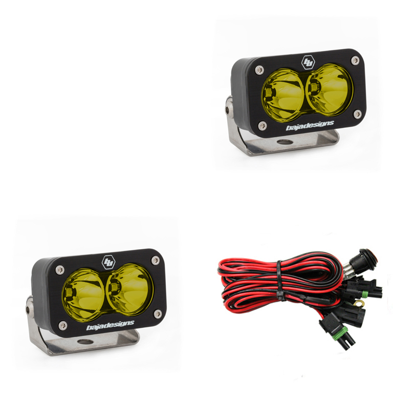 Baja Designs - S2 SPORT LED LIGHT AMBER WORK/SCENE PAIR