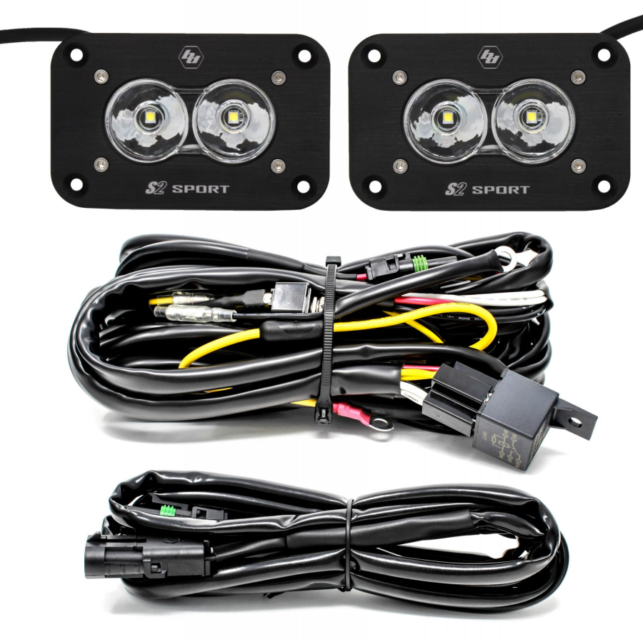 Baja Designs - S2 SPORT LED LIGHT WORK/SCENE FLUSH KIT