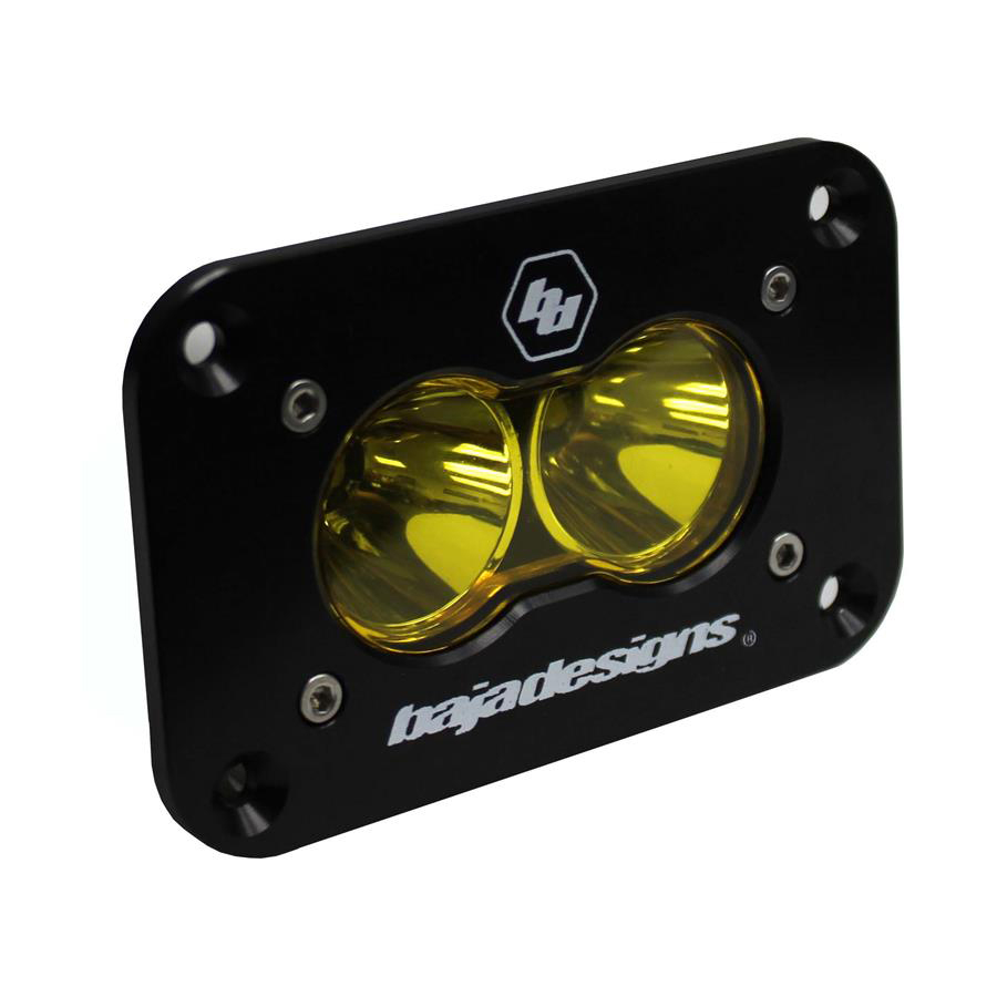 Baja Designs - S2 SPORT LED LIGHT AMBER WORK/SCENE FLUSH